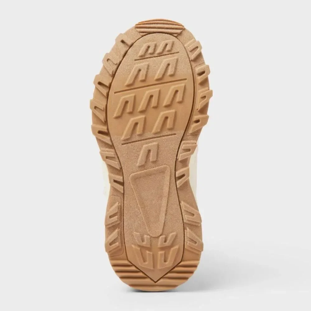 Kids' Noah Hiker Winter Boots - Cat & Jack Cream 3
